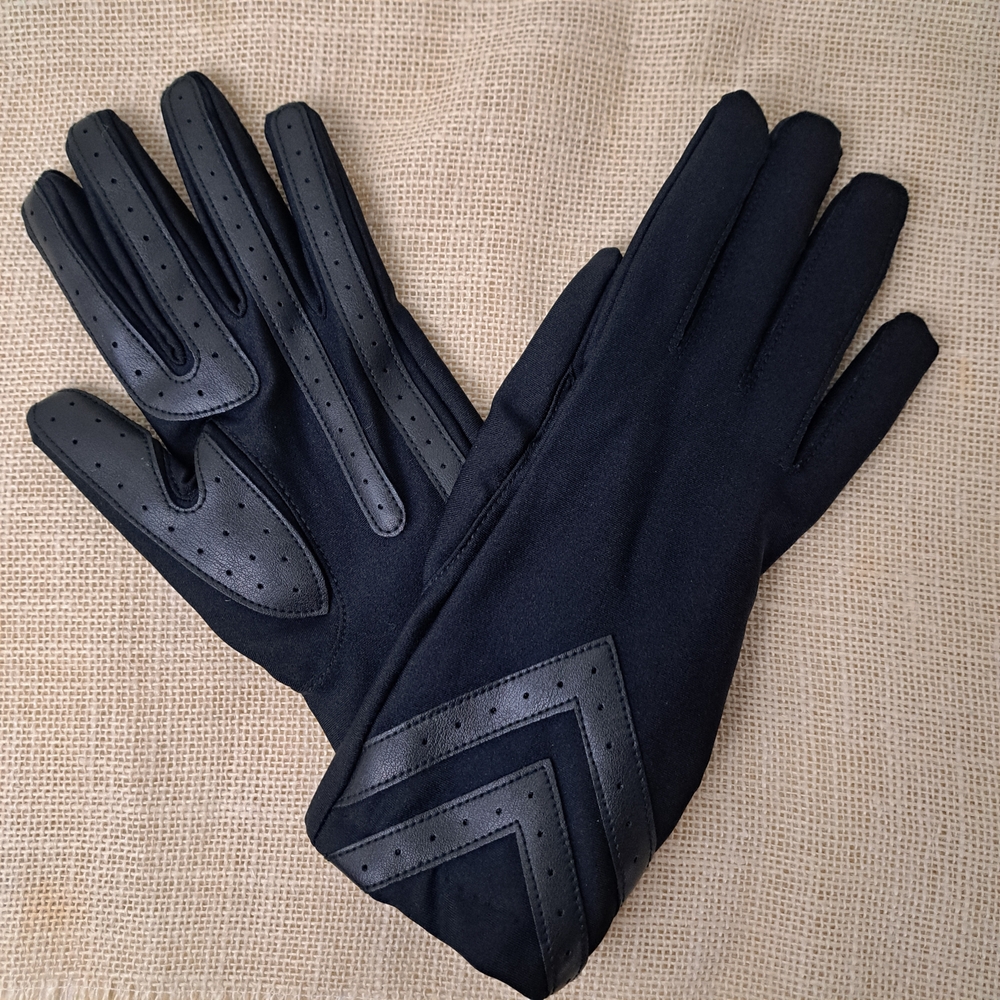 Isotoner Spandex Touchscreen Cold Weather Gloves With Warm Fleece Lining Sz L/XL